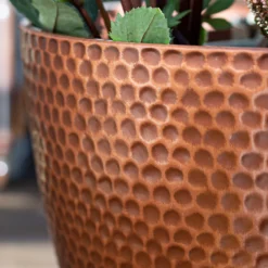 Suva Hammered Pot Copper - 31cm -Outdoor Garden 13973652 7905011806197385