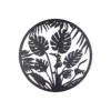 Jungle Leaf Garden Wall Art 35cm - Black -Outdoor Garden 13981006 1565005835277891
