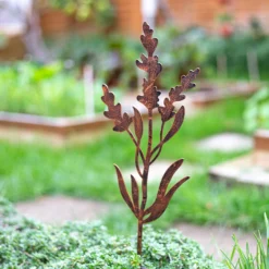 Floral Bronze Ground Stakes - 45cm (Assorted Designs) -Outdoor Garden 13981009 1025005324644489