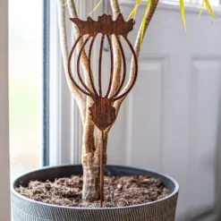 Floral Bronze Ground Stakes - 45cm (Assorted Designs) -Outdoor Garden 13981009 1295005324808475