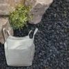 Stylish Stone Midnight Grey Stone Chippings Bulk Bag - 750kg -Outdoor Garden 13993463 3375009945052936
