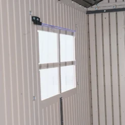 Lifetime 7x7ft Outdoor Storage Shed - Beige -Outdoor Garden 13997407 1124999834936641