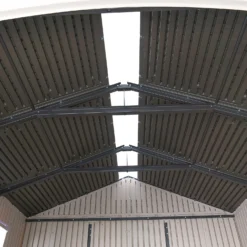 Lifetime 7x7ft Outdoor Storage Shed - Beige -Outdoor Garden 13997407 2144999834894551