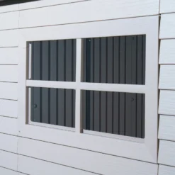 Lifetime 7x7ft Outdoor Storage Shed - Beige -Outdoor Garden 13997407 6834999834980258