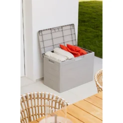 Toomax Garden Storage Box 160L - Warm Grey -Outdoor Garden 13997480 1085004537305487