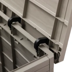 Toomax Garden Storage Box 160L - Warm Grey -Outdoor Garden 13997480 1165004537251268