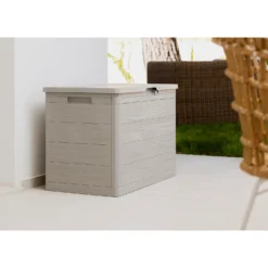 Toomax Garden Storage Box 160L - Warm Grey -Outdoor Garden 13997480 6735004537331098