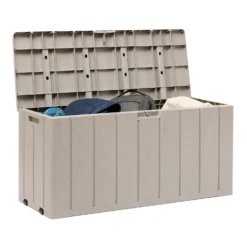 Toomax Bravo Garden Storage Box 270L - Warm Grey 14 Toomax Bravo Garden Storage Box 270L - Warm Grey -Outdoor Garden 13997481 5245004537169884
