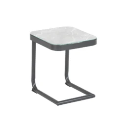 Heba Grey Metal Garden Corner Sofa Set -Outdoor Garden 14005702 3105022704798451