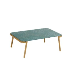 Omari Metal Garden Sofa Set - Teal & Gold -Outdoor Garden 14005703 1955022638198310