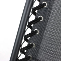 Grey Reclining Sun Lounger -Outdoor Garden 14005765 1095018249819934