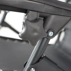 Grey Reclining Sun Lounger -Outdoor Garden 14005765 1615018249757942