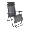 Grey Reclining Sun Lounger -Outdoor Garden 14005765 6335018249473842