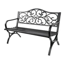 Ornate Metal Garden Bench 6 Ornate Metal Garden Bench -Outdoor Garden 14005780 1635018249522595
