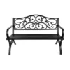 Ornate Metal Garden Bench -Outdoor Garden 14005780 9695018249428452