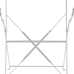 Millie Metal Bistro Set - Grey -Outdoor Garden 14005781 1735018249918787