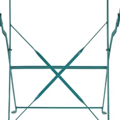 Millie Metal Bistro Set - Green -Outdoor Garden 14005782 2105018249850003