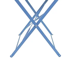 Millie Metal Bistro Set - Blue -Outdoor Garden 14005783 2445018249784837