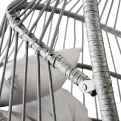 Grey Single Garden Hanging Chair -Outdoor Garden 14005785 1125036152260456