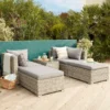 Cairo Grey Rattan Effect Garden Sofa Set 1 Cairo Grey Rattan Effect Garden Sofa Set -Outdoor Garden 14005786 1215022102787560
