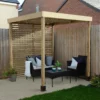 Forest Garden Modular Pergola With 1 Side Panel Pack -Outdoor Garden 14013376 1285004288878097