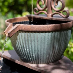 Stylish Fountain Irondale Pours Water Feature -Outdoor Garden 14519355 1825050878547047