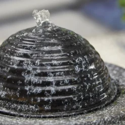 Stylish Fountain Dappled Column Water Feature -Outdoor Garden 14519357 1285047822606881