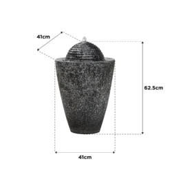 Stylish Fountain Dappled Column Water Feature -Outdoor Garden 14519357 6755047822651407