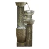 Stylish Fountain Ash Columns Water Feature With LEDs 2 Stylish Fountain Ash Columns Water Feature With LEDs -Outdoor Garden 14519359 7565047822460277