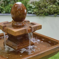 Stylish Fountain Odyssey Water Feature With LEDs -Outdoor Garden 14519360 1175047822575486