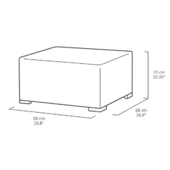Keter California 2 Seater Outdoor Balcony Garden Furniture Set - Graphite With Grey Cushions 19 Keter California 2 Seater Outdoor Balcony Garden Furniture Set - Graphite With Grey Cushions -Outdoor Garden 14539588 9315041802523375