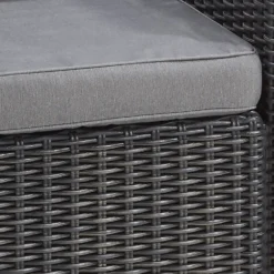 Keter California 2 Seater Outdoor Balcony Deluxe Garden Furniture Set - Graphite With Grey Cushions 13 Keter California 2 Seater Outdoor Balcony Deluxe Garden Furniture Set - Graphite With Grey Cushions -Outdoor Garden 14539592 2095041802288703